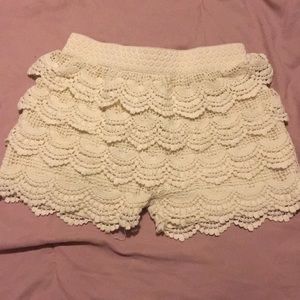 Lace shorts